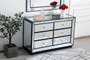 48 Inch Mirrored Cabinet In Blue "MF53017BL"