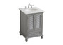 24 Inch Single Bathroom Vanity In Grey "VF30524GR"