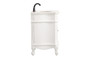 24 Inch Single Bathroom Vanity In Antique White "VF-1031AW"