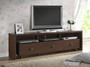"RTA-8895-HRY" Techni Mobili 70 Inch Tv Stand With 3 Drawer
