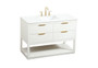 48 Inch Single Bathroom Vanity In White "VF19248WH"