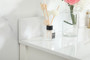48 Inch Single Bathroom Vanity In White With Backsplash "VF19248WH-BS"
