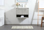 24 Inch Single Bathroom Vanity In Concrete Grey "VF43524MCG"