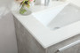 24 Inch Single Bathroom Vanity In Concrete Grey "VF43524MCG"