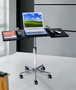"RTA-B006-GPH06" Techni Mobili Folding Table Laptop Cart
