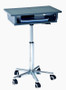 "RTA-B006-GPH06" Techni Mobili Folding Table Laptop Cart