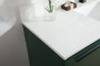 48 Inch Single Bathroom Vanity In Green With Backsplash "VF43548MGN-BS"