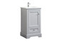 18 Inch Single Bathroom Vanity In Grey "VF15518GR"