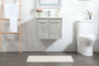 24 Inch Single Bathroom Vanity In Concrete Grey With Backsplash "VF44524MCG-BS"