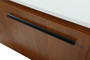 36 Inch Single Bathroom Vanity In Teak With Backsplash "VF44536MTK-BS"