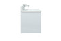 48 Inch Single Bathroom Vanity In White With Backsplash "VF44548MWH-BS"