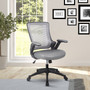 "RTA-8030-GRY" Techni Mobili Mid-Back Mesh Task Office Chair With Arms - Gray