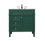 32 Inch Single Bathroom Vanity In Green "VF12532GN"