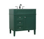 32 Inch Single Bathroom Vanity In Green "VF12532GN"