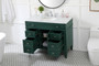 42 Inch Single Bathroom Vanity In Green "VF12542GN"