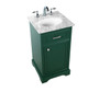 19 Inch Single Bathroom Vanity In Green "VF15019GN"