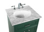 24 Inch Single Bathroom Vanity In Green "VF15024GN"