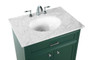 30 Inch Single Bathroom Vanity In Green "VF15030GN"