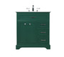 32 Inch Single Bathroom Vanity In Green "VF15032GN"