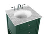 24 Inch Single Bathroom Vanity In Green "VF27024GN"