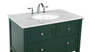 36 Inch Single Bathroom Vanity In Green "VF27036GN"