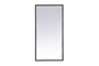 Pier 48 Inch Led Mirror With Adjustable Color Temperature 3000K/4200K/6400K In Black "MRE6048BK"