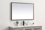 Pier 27X30 Inch Led Mirror With Adjustable Color Temperature 3000K/4200K/6400K In Black "MRE62730BK"