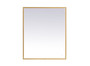 Pier 27X40 Inch Led Mirror With Adjustable Color Temperature 3000K/4200K/6400K In Brass "MRE62740BR"