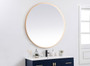 Pier 30X40 Inch Led Mirror With Adjustable Color Temperature 3000K/4200K/6400K In Brass "MRE63040BR"