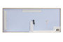 Pier 30X72 Inch Led Mirror With Adjustable Color Temperature 3000K/4200K/6400K In Brass "MRE63072BR"