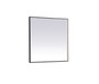 Pier 36X36 Inch Led Mirror With Adjustable Color Temperature 3000K/4200K/6400K In Black "MRE63636BK"