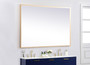 Pier 42X60 Inch Led Mirror With Adjustable Color Temperature 3000K/4200K/6400K In Brass "MRE64260BR"
