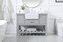 48 Inch Single Bathroom Vanity In Grey "VF60148GR"