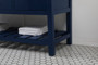 60 Inch Single Bathroom Vanity In Blue "VF60160BL"