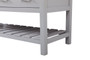 60 Inch Double Bathroom Vanity In Grey "VF60160DGR"