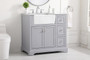 36 Inch Single Bathroom Vanity In Grey "VF60236GR"