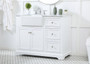 42 Inch Single Bathroom Vanity In White "VF60242WH"