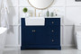42 Inch Single Bathroom Vanity In Blue "VF60242BL"