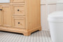 42 Inch Single Bathroom Vanity In Natural Wood "VF60242NW"