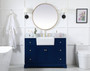 48 Inch Single Bathroom Vanity In Blue "VF60248BL-BS"