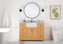 48 Inch Single Bathroom Vanity In Natural Wood "VF60248NW-BS"
