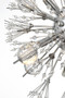 Vera 19 Inch Crystal Starburst Wall Sconce In Chrome "2500W19C"