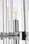 Sienna 17 Inch Crystal Rod Pendant In Chrome "2502D17C"