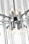 Sienna 31 Inch Crystal Rod Pendant In Chrome "2502D31C"