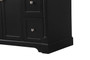 42 Inch Single Bathroom Vanity Set In Black "VF53042BK"