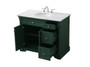 42 Inch Single Bathroom Vanity Set In Green "VF53042GN"