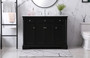 48 Inch Single Bathroom Vanity Set In Black "VF53048BK"