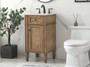 18 Inch Single Bathroom Vanity In Driftwood "VF12518DW"