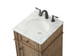 18 Inch Single Bathroom Vanity In Driftwood "VF12518DW"