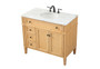 40 Inch Single Bathroom Vanity In Natural Wood "VF12540NW"